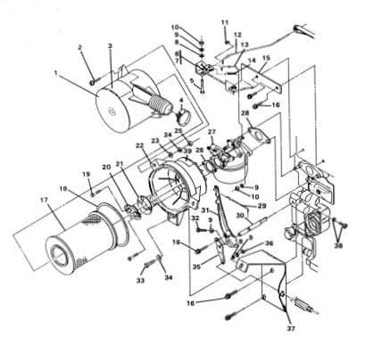 Picture of Locking plate air filter