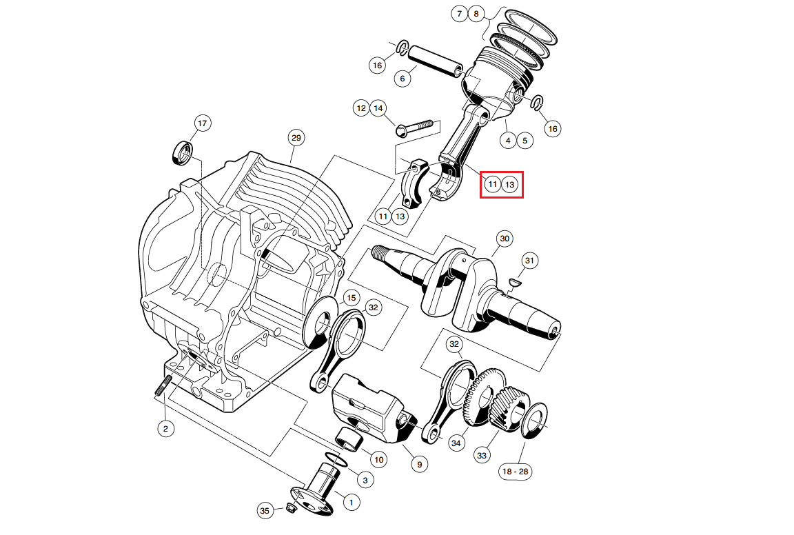 Picture of Connecting rod, standard