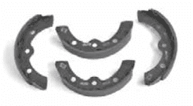 Picture of Brake shoe set, for splined hub drums without self adjusting brakes (4/Pkg)