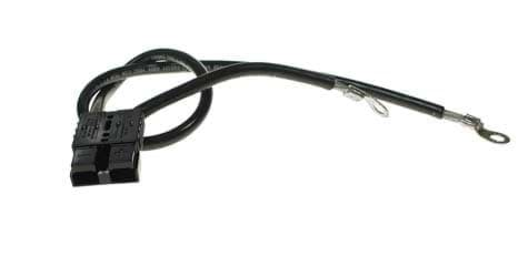 Picture of Gray SB50 car receptacle with wire harness