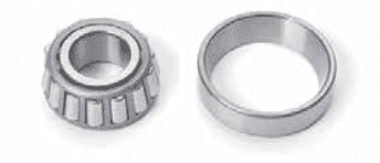 Picture of Front wheel bearing set. #LM-11949, LM-11910